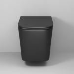 Унитаз безободковый ТОРНАДО ЧЁРНЫЙ МАТОВЫЙ подвесной GROSSMAN GR-4441BMSQ/Германия — изображение 9