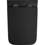 Унитаз безободковый ТОРНАДО ЧЁРНЫЙ МАТОВЫЙ подвесной GROSSMAN GR-4441BMSQ/Германия — изображение 6