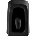 Унитаз безободковый ТОРНАДО ЧЁРНЫЙ МАТОВЫЙ подвесной GROSSMAN GR-4441BMSQ/Германия — изображение 7