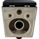 Унитаз безободковый ТОРНАДО ЧЁРНЫЙ МАТОВЫЙ подвесной GROSSMAN GR-4441BMSQ/Германия — изображение 8