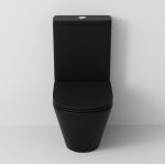 Унитаз безободковый ТОРНАДО ЧЁРНЫЙ МАТОВЫЙ напольный GROSSMAN GR-4449BMSQ/Германия — изображение 5