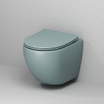 Унитаз безободковый МЯТНЫЙ МАТОВЫЙ подвесной GROSSMAN GR-4455MNMS/Германия