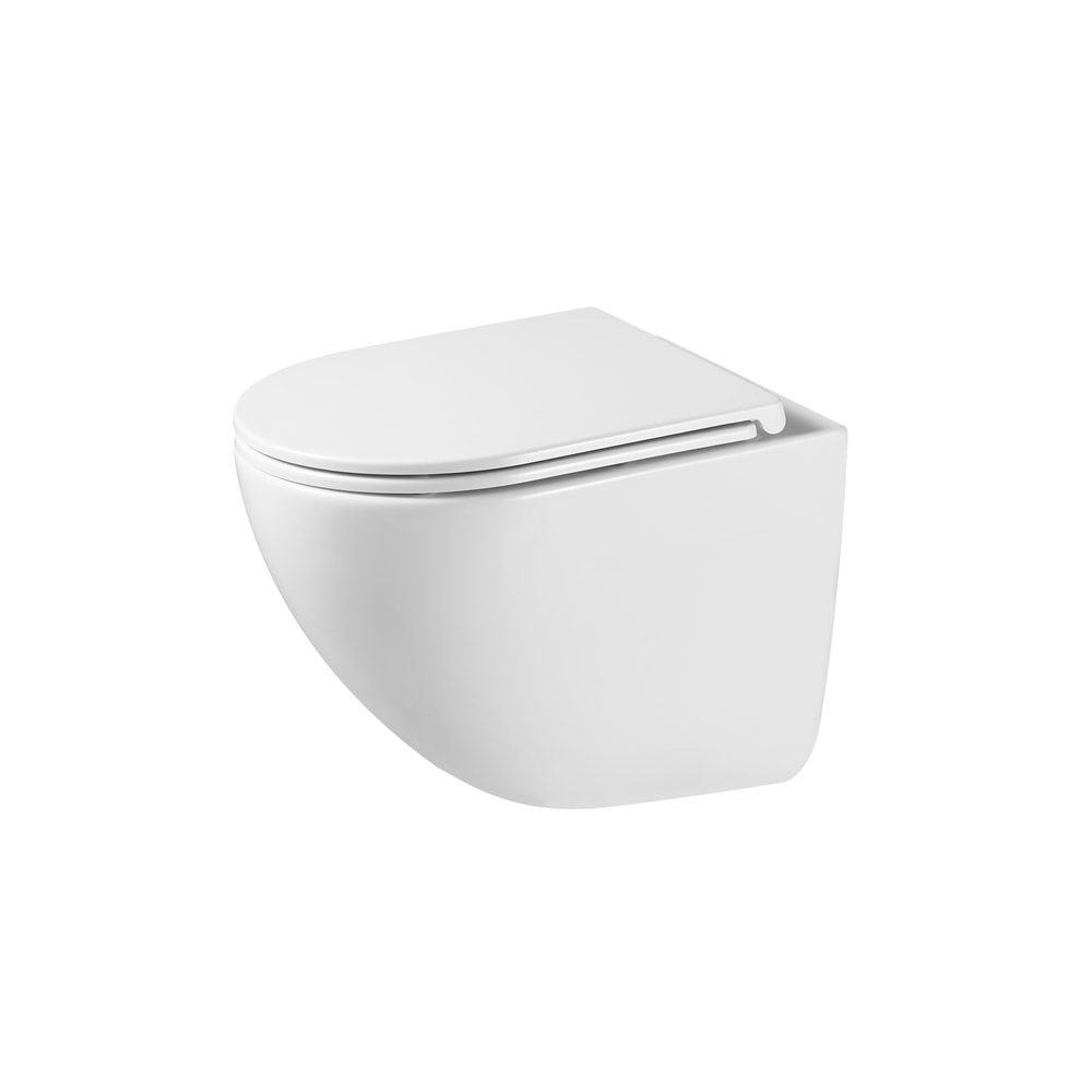 Унитаз с закрытым дном ТОРНАДО безободковый подвесной GROSSMAN GR-4455SQC/Германия