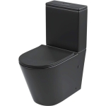 Унитаз безободковый ЧЕРНЫЙ МАТОВЫЙ напольный GROSSMAN GR-4458BMS/Германия