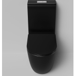 Унитаз безободковый ТОРНАДО ЧЁРНЫЙ МАТОВЫЙ напольный GROSSMAN GR-4494BMSQ/Германия — изображение 6