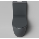 Унитаз безободковый ТОРНАДО СЕРЫЙ МАТОВЫЙ напольный GROSSMAN GR-4494GMSQ/Германия — изображение 7