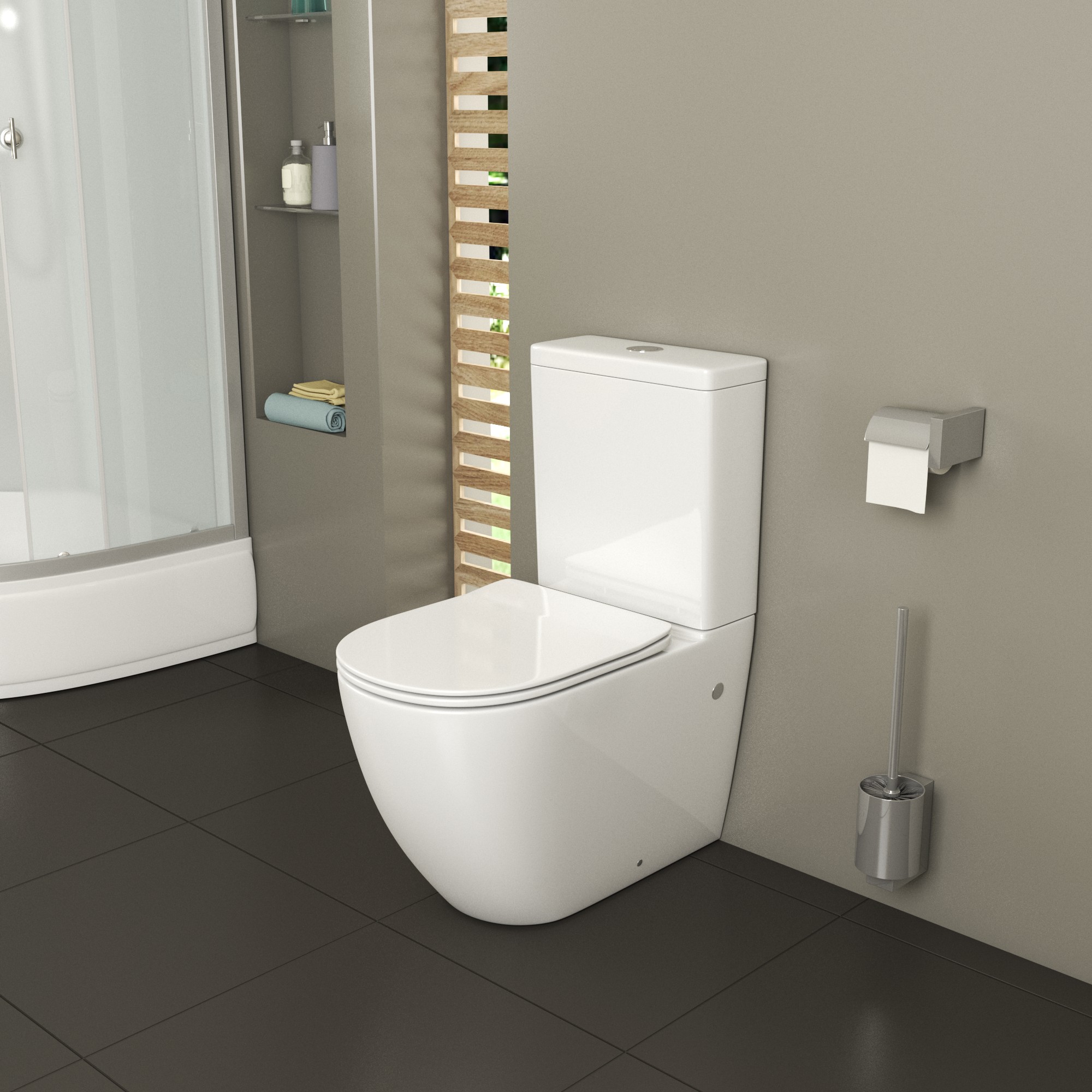 Унитаз безободковый напольный GROSSMAN GR-4446S/Германия