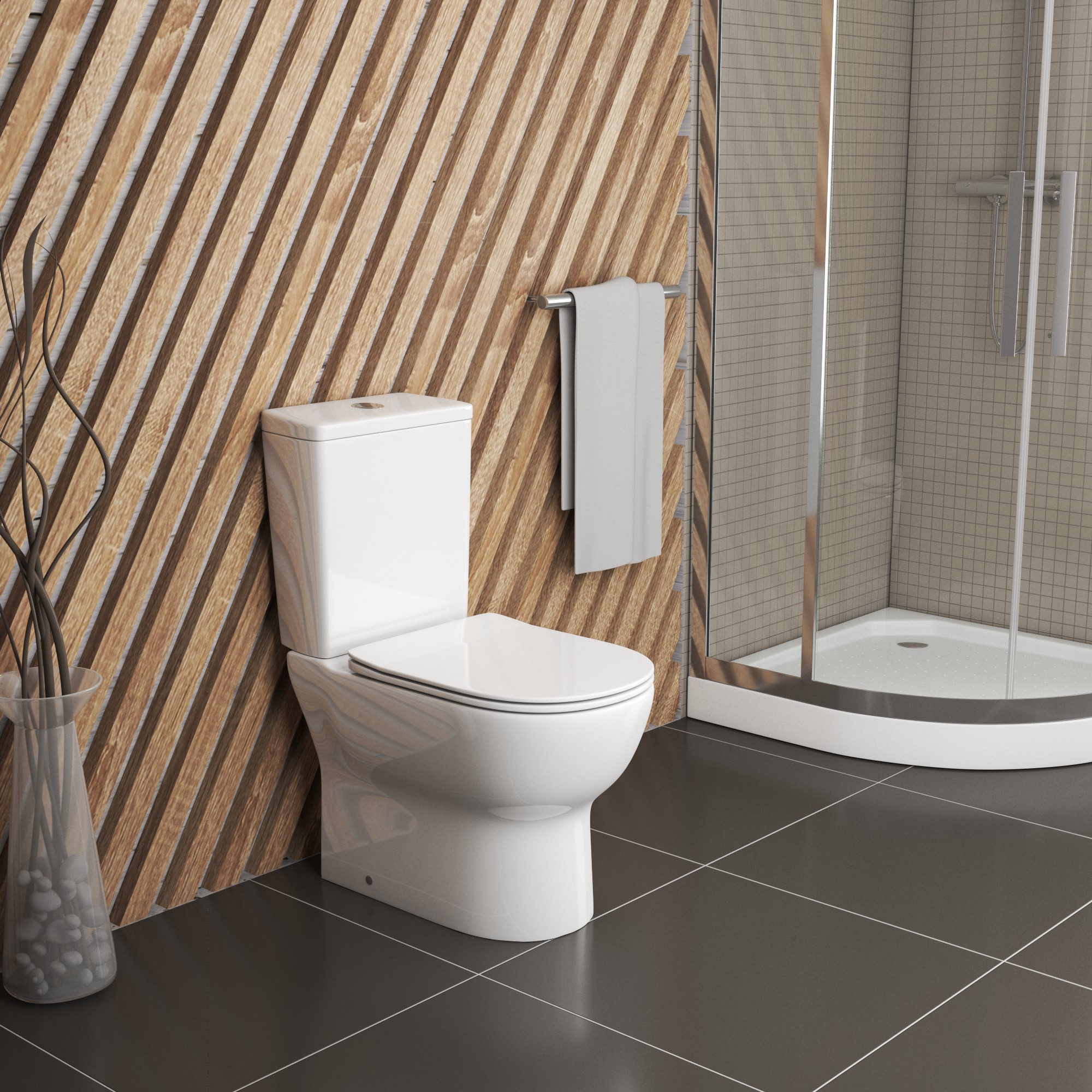 Унитаз безободковый напольный GROSSMAN GR-4448S/Германия