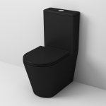 Унитаз безободковый МАТОВЫЙ напольный GROSSMAN GR-4449BMS Чёрный/Германия — изображение 3