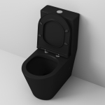 Унитаз безободковый МАТОВЫЙ напольный GROSSMAN GR-4449BMS Чёрный/Германия — изображение 5