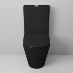 Унитаз безободковый МАТОВЫЙ напольный GROSSMAN GR-4450BMS Чёрный/Германия — изображение 5