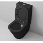 Унитаз безободковый МАТОВЫЙ напольный GROSSMAN GR-4450BMS Чёрный/Германия — изображение 4