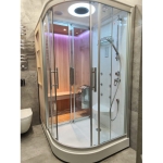 Кабина 170x110см с финской сауной FRANK F901L левосторонняя / Германия — изображение 3