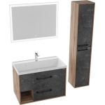 Пенал 30 см РЕАЛ Grossman подвесной Универсальный Веллингтон/бетон Арья — изображение 2