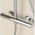 Душевая стойка с термостатическим смесителем SC11001CH Sancos Teo Хром глянцевый/Италия — изображение 6