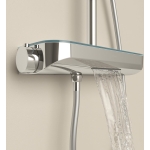 Душевая стойка с термостатическим смесителем SC11002CH Sancos Teo Хром глянцевый/Италия — изображение 10