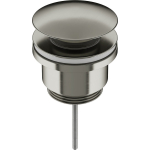 Донный клапан Универсальный с системой clik-clak латунь CeramicaNova 70003BN брашированный никель/Италия