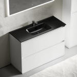 Тумба 120 см Libra Floor НАПОЛЬНАЯ Sancos Белый глянец эмаль с умывальником CN7006MB — изображение 4