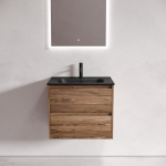 Тумба 60 см Libra ПОДВЕСНАЯ Sancos Дуб чарльстон с умывальником CN7001MB — изображение 4