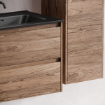 Тумба 60 см Libra ПОДВЕСНАЯ Sancos Дуб чарльстон с умывальником CN7001MB — изображение 6