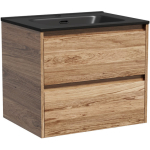 Тумба 60 см Libra ПОДВЕСНАЯ Sancos Дуб чарльстон с умывальником CN7001MB