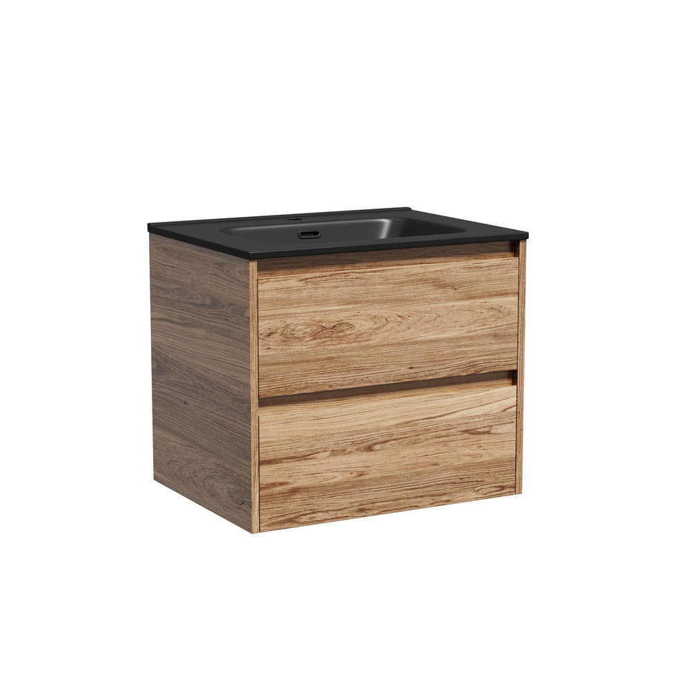 Тумба 60 см Libra ПОДВЕСНАЯ Sancos Дуб чарльстон с умывальником CN7001MB