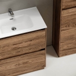 Тумба 80 см Libra Floor НАПОЛЬНАЯ Sancos Дуб чарльстон с умывальником CN7005 — изображение 7
