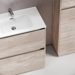 Тумба 80 см Libra Floor НАПОЛЬНАЯ Sancos Дуб Галифакс с умывальником CN7005 — изображение 5