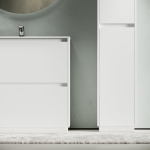 Тумба 90 см Libra Floor НАПОЛЬНАЯ Sancos Белый глянец эмаль с умывальником CN7002 — изображение 7