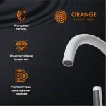 Смеситель для ванны/душа напольный Orange Steel M99-336w, белый / Германия — изображение 10