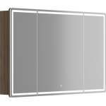 Зеркальный шкаф 1190х740х150мм SANCOS Mirror с LED-подсветкой Дуб чарльстон/Италия