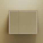 Зеркальный шкаф 890х740х150мм SANCOS Mirror с LED-подсветкой Дуб чарльстон Правый/Италия — изображение 4