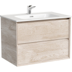Тумба 70 см Marmi 2.0 Дуб галифакс ПОДВЕСНАЯ Sancos с умывальником CN7007