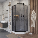 Душевой уголок 90*90 см NIAGARA Eco NG-009-14DT Black — изображение 4