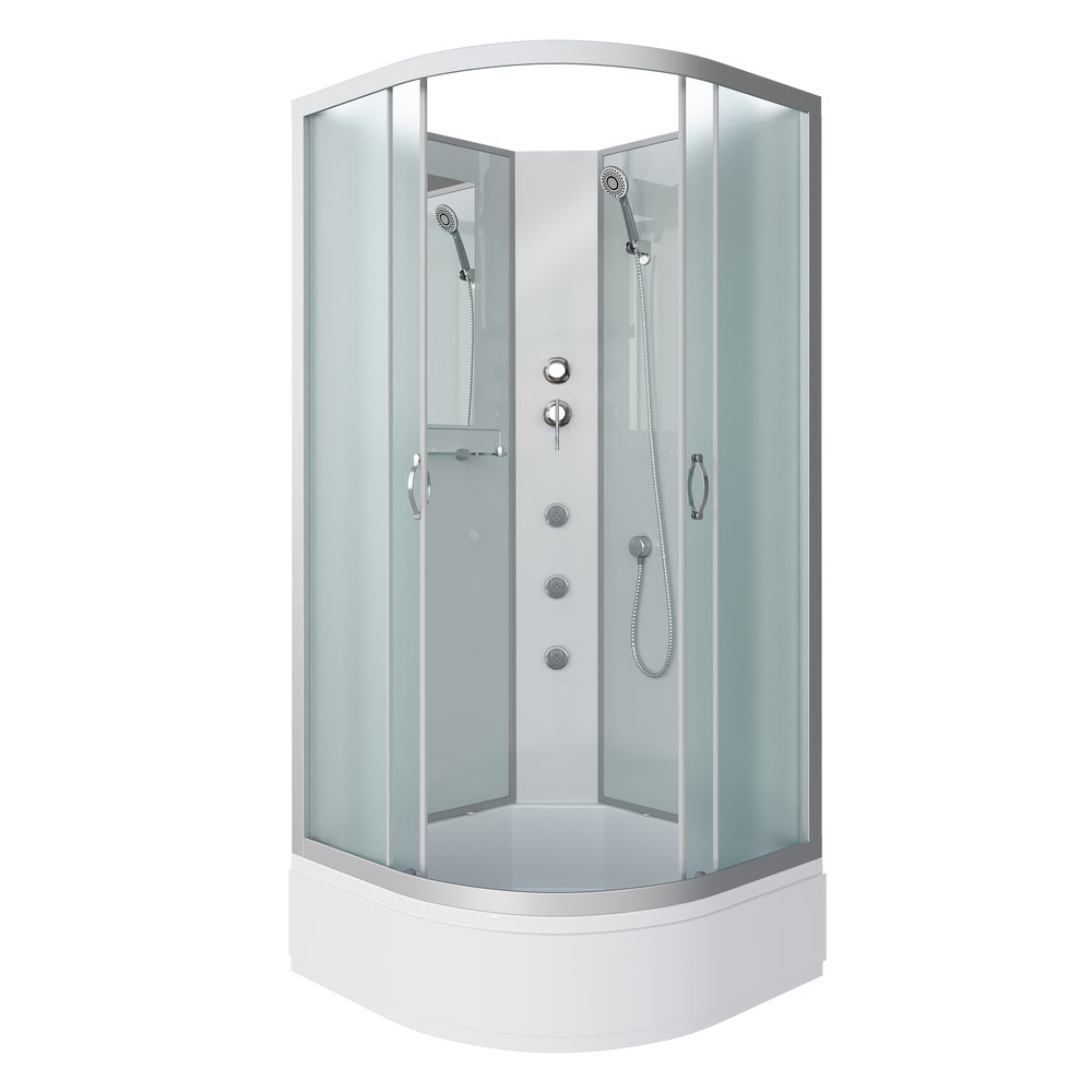 Душевая кабина 90x90 см NIAGARA Classic NG-3301-14BKG с гидромассажем без крыши