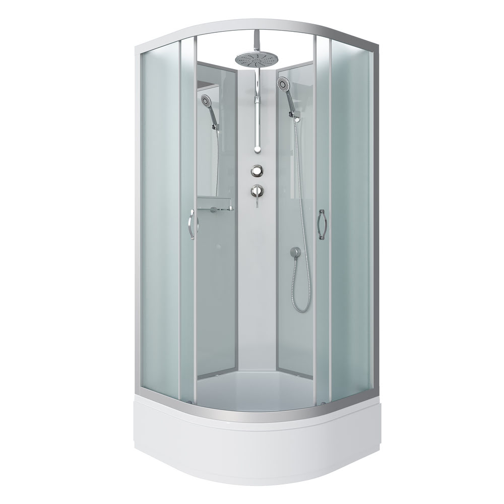 Душевая кабина 100x100 см NIAGARA Classic NG-3302-14BKT без крыши