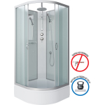 Душевая кабина 90x90 см NIAGARA Classic NG-3301-14BKT без крыши — изображение 2