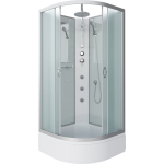 Душевая кабина 100x100 см NIAGARA Classic NG-3302-14BKTG с гидромассажем без крыши