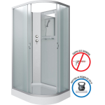 Душевая кабина 120x80 см NIAGARA Classic NG-3312-14LBK Левая без крыши — изображение 2