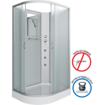 Душевая кабина 120x80 см NIAGARA Classic NG-3312-14RBKG Правая с гидромассажем без крыши — изображение 2