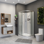 Душевая кабина 120x80 см NIAGARA Classic NG-3312-14LBK Левая без крыши — изображение 3