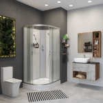 Душевая кабина 120x80 см NIAGARA Classic NG-3312-14RBK Правая без крыши — изображение 3