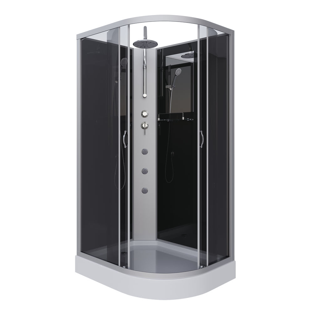 ng-3512-14bktg_l-1 Душевая кабина 120x80 см NIAGARA Classic NG-3512-14LBKTG Левая без крыши с гидромассажем — изображение 1