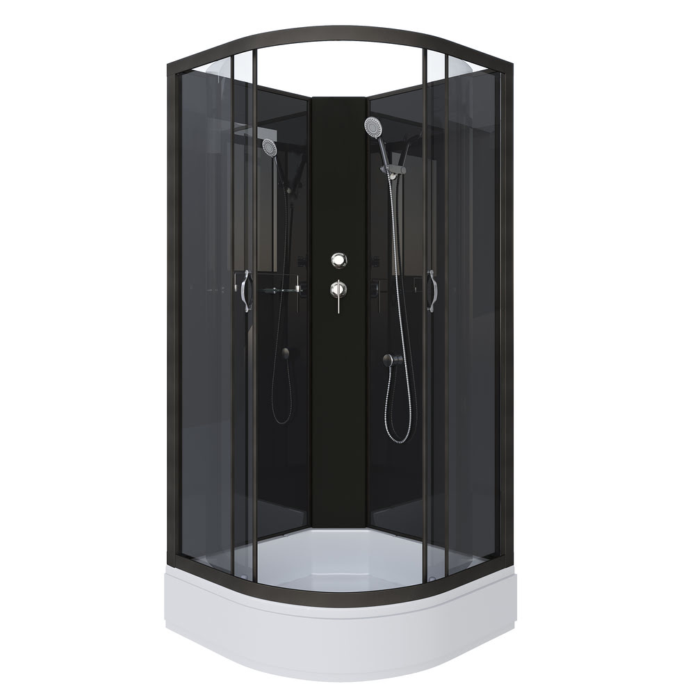Душевая кабина 90x90 см NIAGARA Classic NG-6501-14BK без крыши