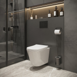 Унитаз безободковый подвесной Niagara Vista NG-9302 с тонкой крышкой/Китай — изображение 4