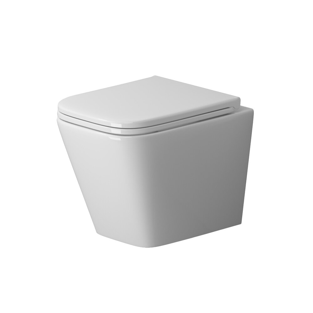 Унитаз безободковый подвесной Niagara Atrio NG-9303 с тонкой крышкой/Китай