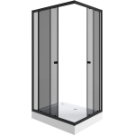 Душевой уголок 100*80 см NIAGARA Nova NG-018-14QT Black — изображение 2