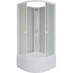 Душевая кабина 80x80 см NIAGARA Promo P80/40/MT/BK без крыши