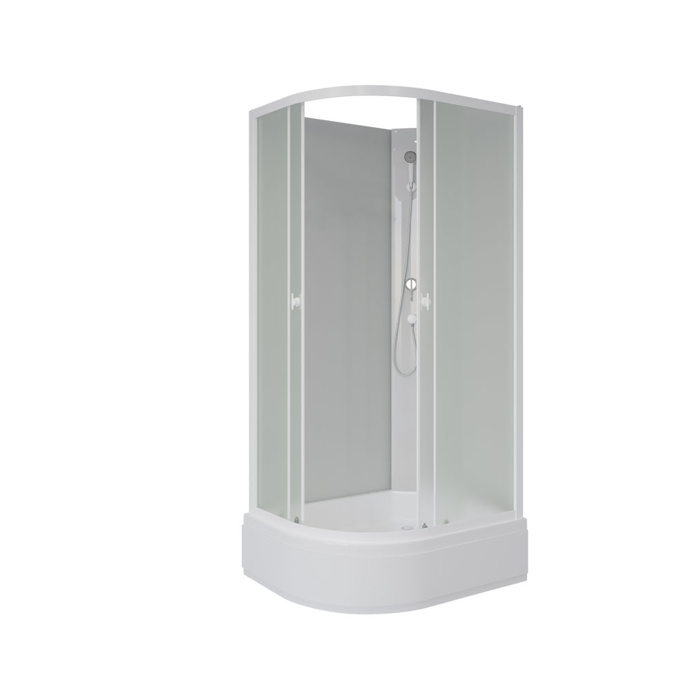 Душевая кабина 90x70 см NIAGARA Promo P90/70/26R/MT/BK Правая без крыши