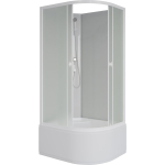 Душевая кабина 90x70 см NIAGARA Promo P90/70/40L/MT/BK Левая без крыши